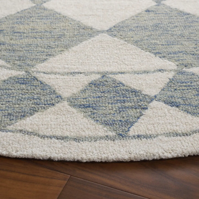Safavieh Ebony 6'-0" x 6'-0" Rug in Blue / Ivory