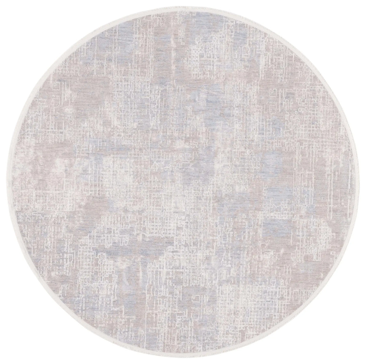 Safavieh Marmara 6'-7" x 6'-7" Rug in Grey / Beige Blue