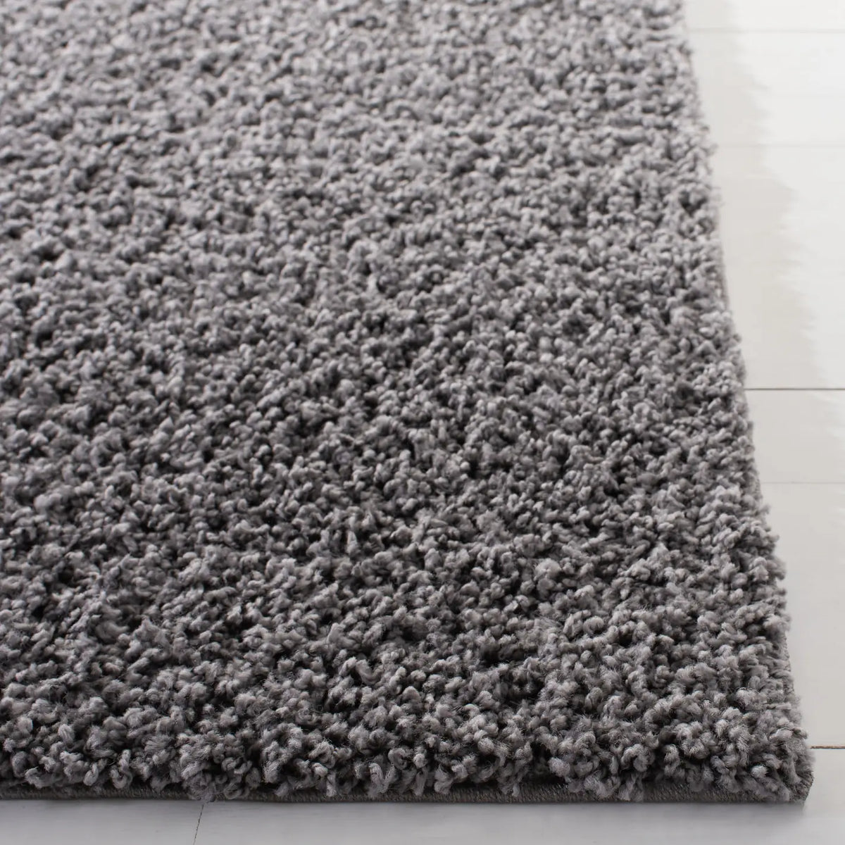 Safavieh Primo Shag 4'-0" x 6'-0" Rug in Dark Grey