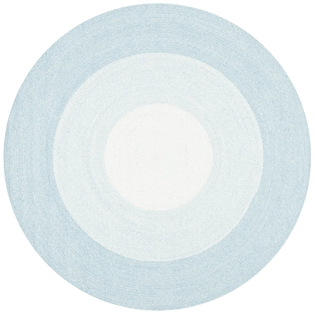 Safavieh Braided 5'-0" x 5'-0" Rug in Aqua / Ivory