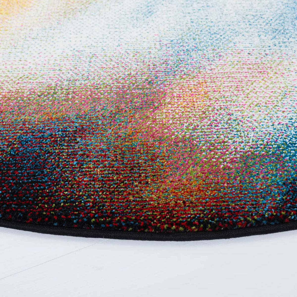 Safavieh Galaxy 6'-7" x 6'-7" Rug in Orange / Multi