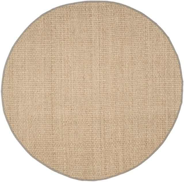 Safavieh Natural Fiber 8'-0" x 8'-0" Rug in Natural / Grey