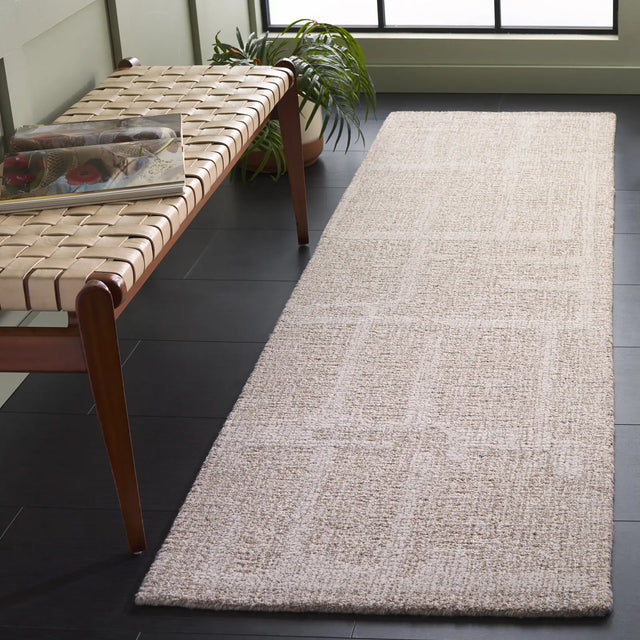 Safavieh Abstract 2'-3" x 8'-0" Rug in Natural / Ivory