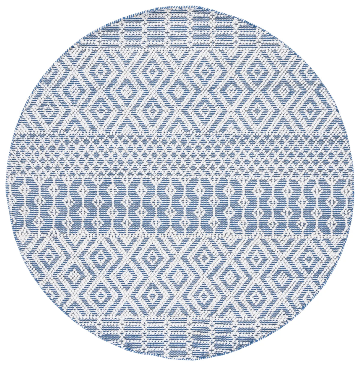 Safavieh Casablanca 6'-0" x 6'-0" Rug in Blue / Ivory
