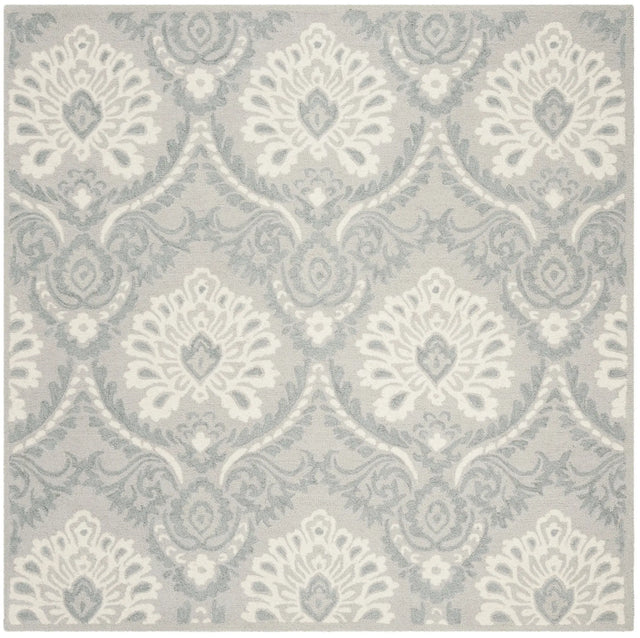 Safavieh Blossom 6'-0" x 6'-0" Rug in Light Grey / Ivory