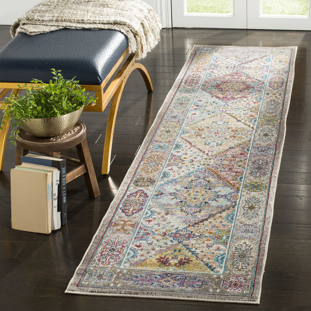 Safavieh Aria 2'-0" x 8'-0" Rug in Cream / Multi
