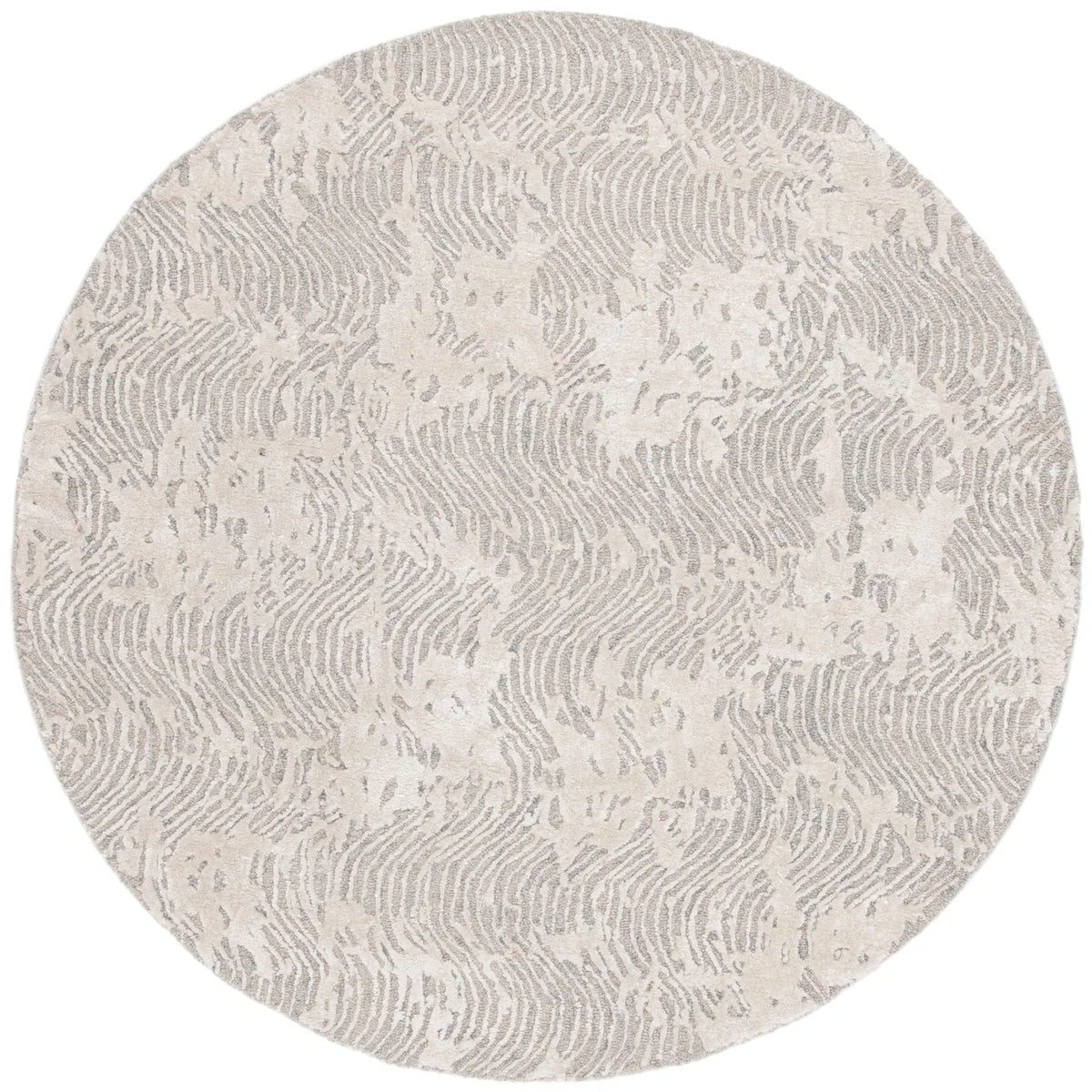 Safavieh Glamour 6'-0" x 6'-0" Rug in Grey / Ivory