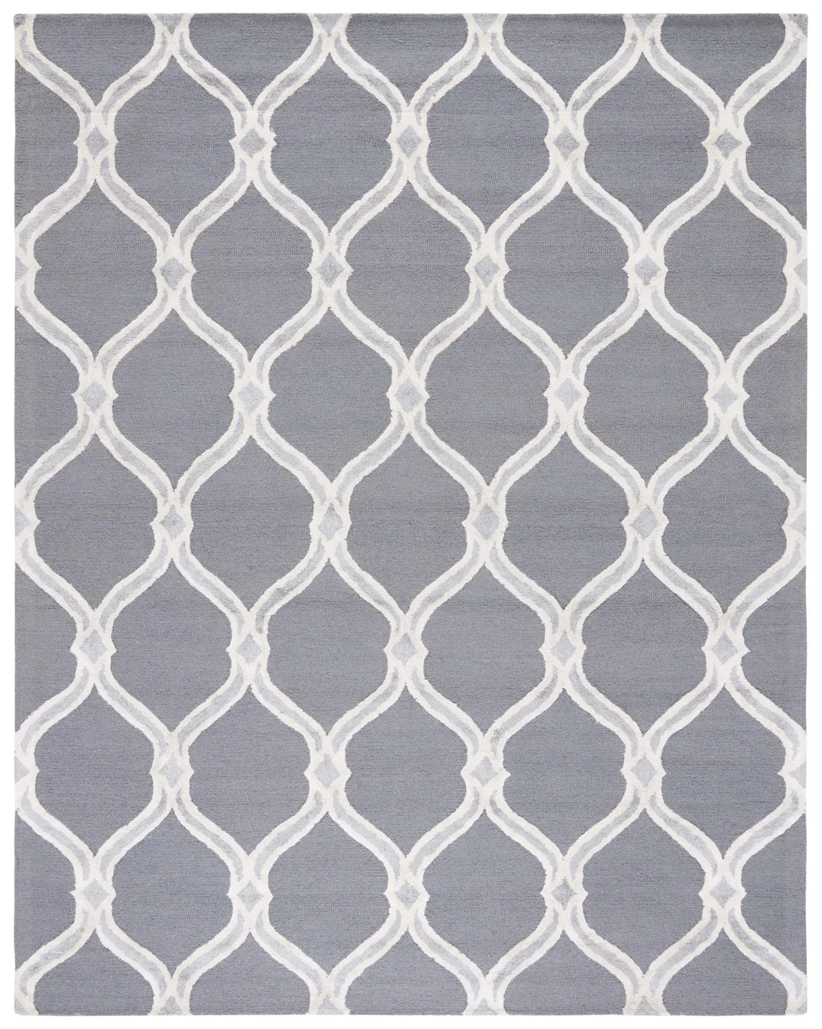 Safavieh Manchester 8'-0" x 10'-0" Rug in Dark Grey / Ivory