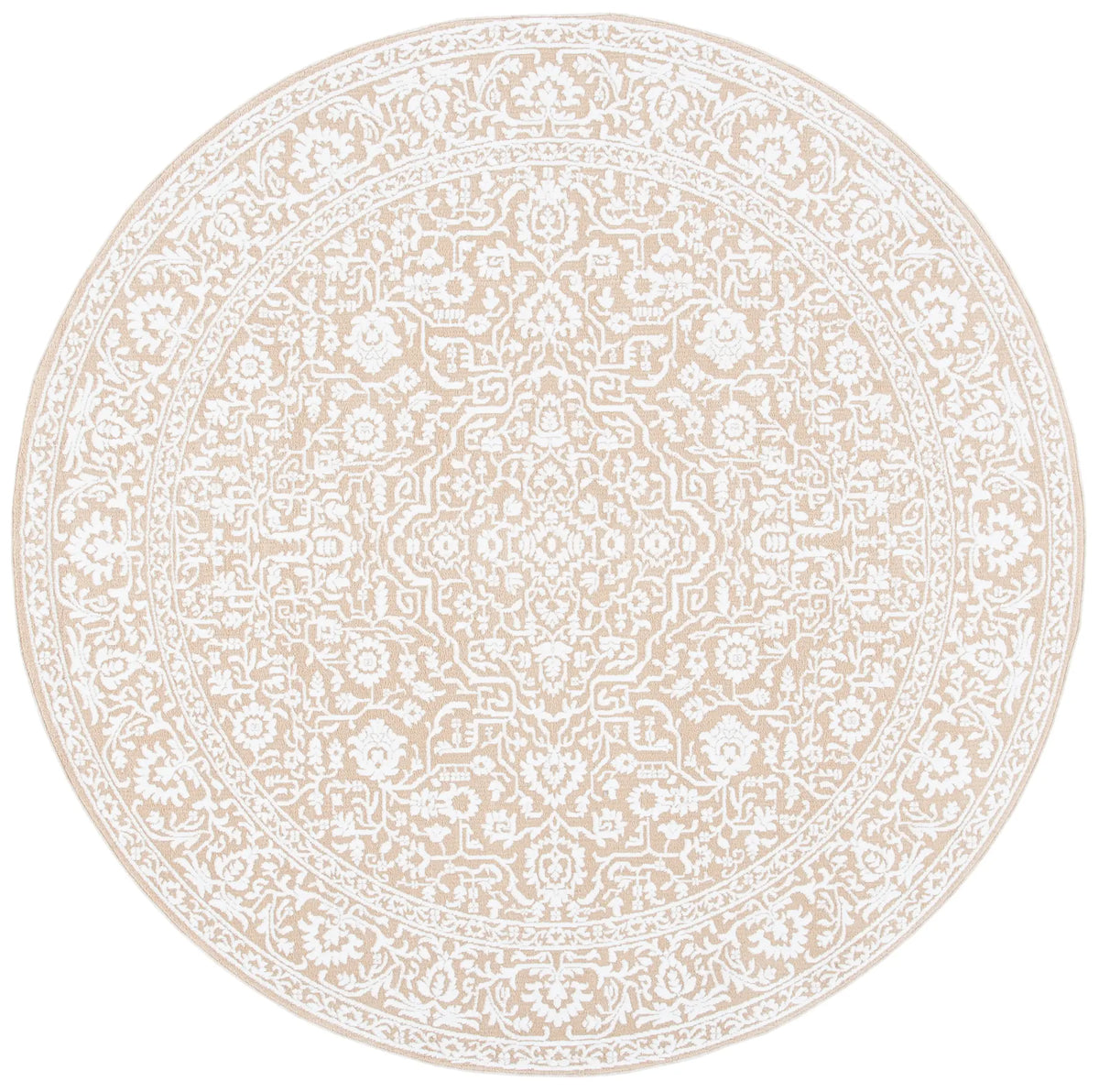 Safavieh Martha Stewart Sabrina 5'-0" x 5'-0" Rug in Gold / Ivory