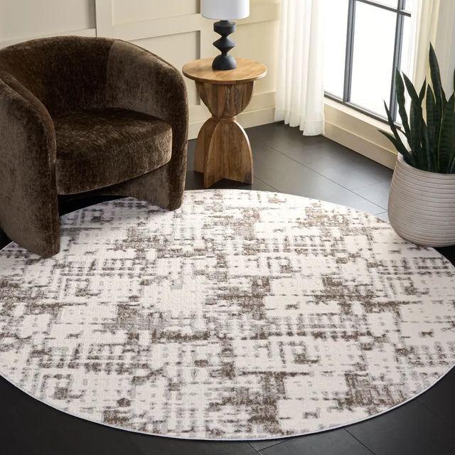 Safavieh Pearl 6'-7" x 6'-7" Rug in Ivory / Grey