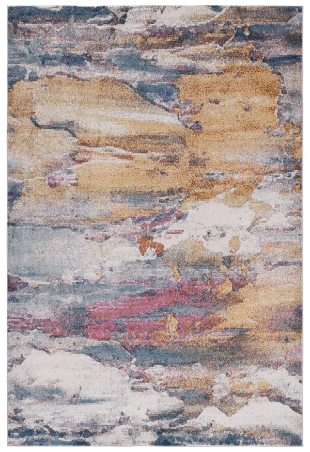 Safavieh Aria 5'-0" x 6'-7" Rug in Ivory / Blue