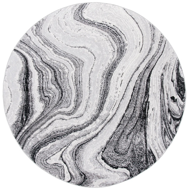 Safavieh Amelia 6'-7" x 6'-7" Rug in Grey / Gold