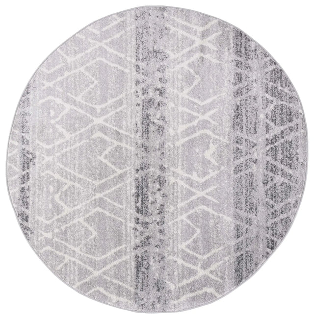 Safavieh Adirondack 6'-0" x 6'-0" Rug in Silver / Ivory