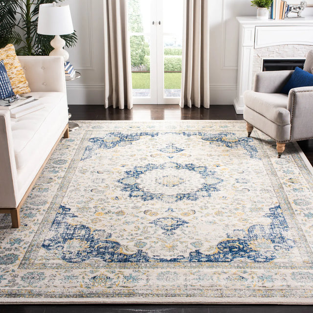 Safavieh Evoke 10'-0" x 14'-0" Rug in Ivory / Blue