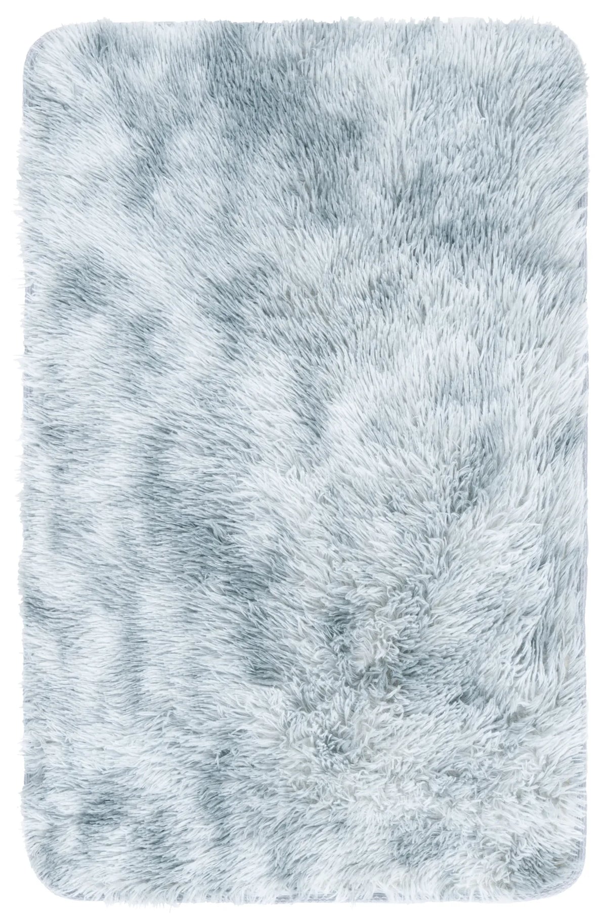 Safavieh Rainbow Shag 2'-0" x 3'-0" Rug in Light Grey
