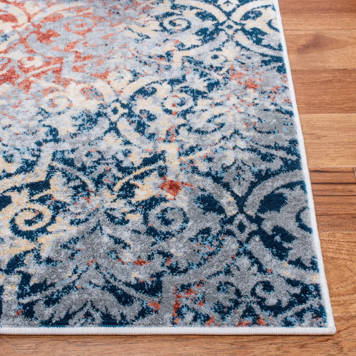 Safavieh Lagoon 4'-5" x 6'-5" Rug in Navy / Brown