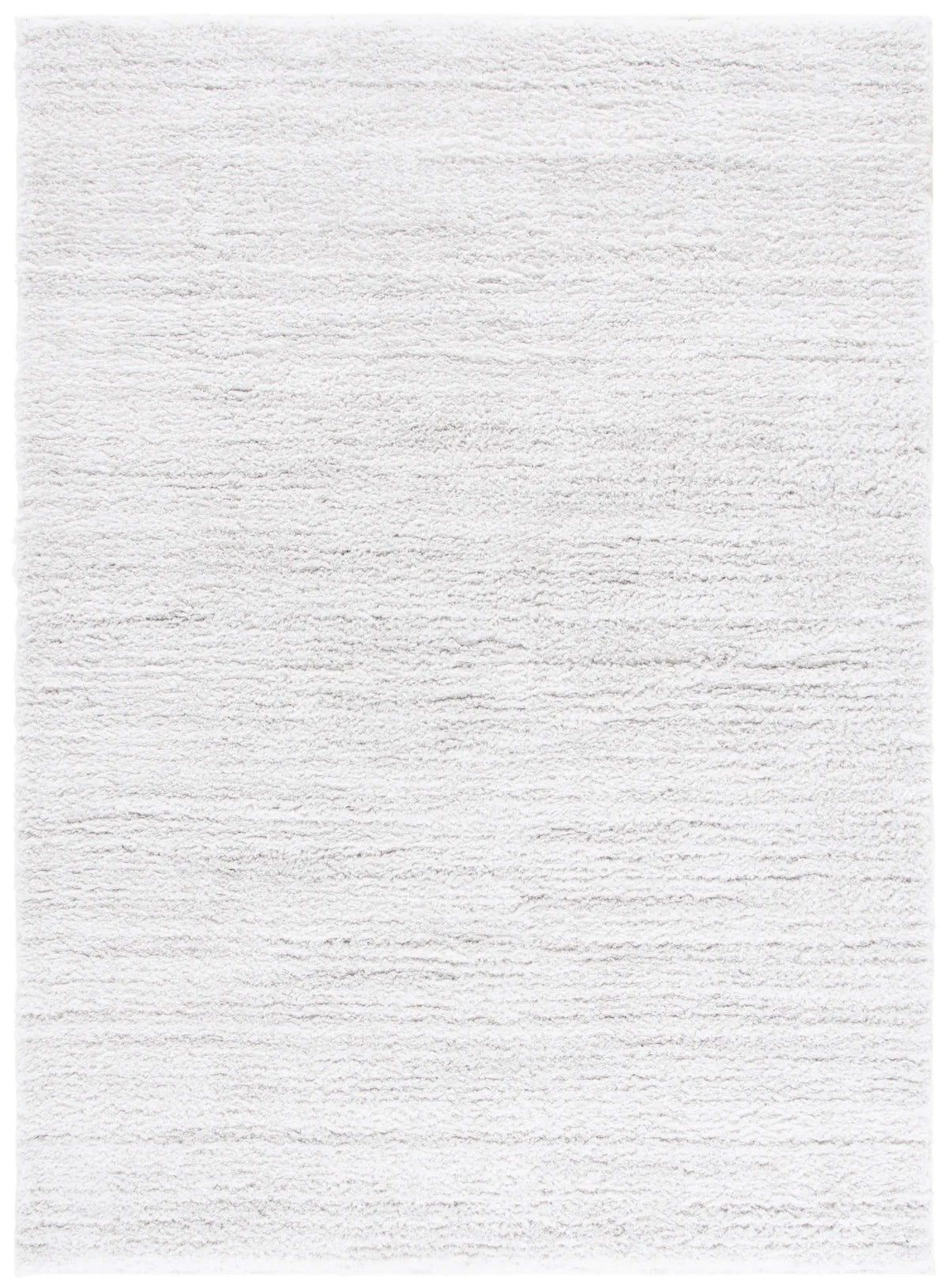 Safavieh Rumi Shag 4'-0" x 6'-0" Rug in Light Grey / Ivory