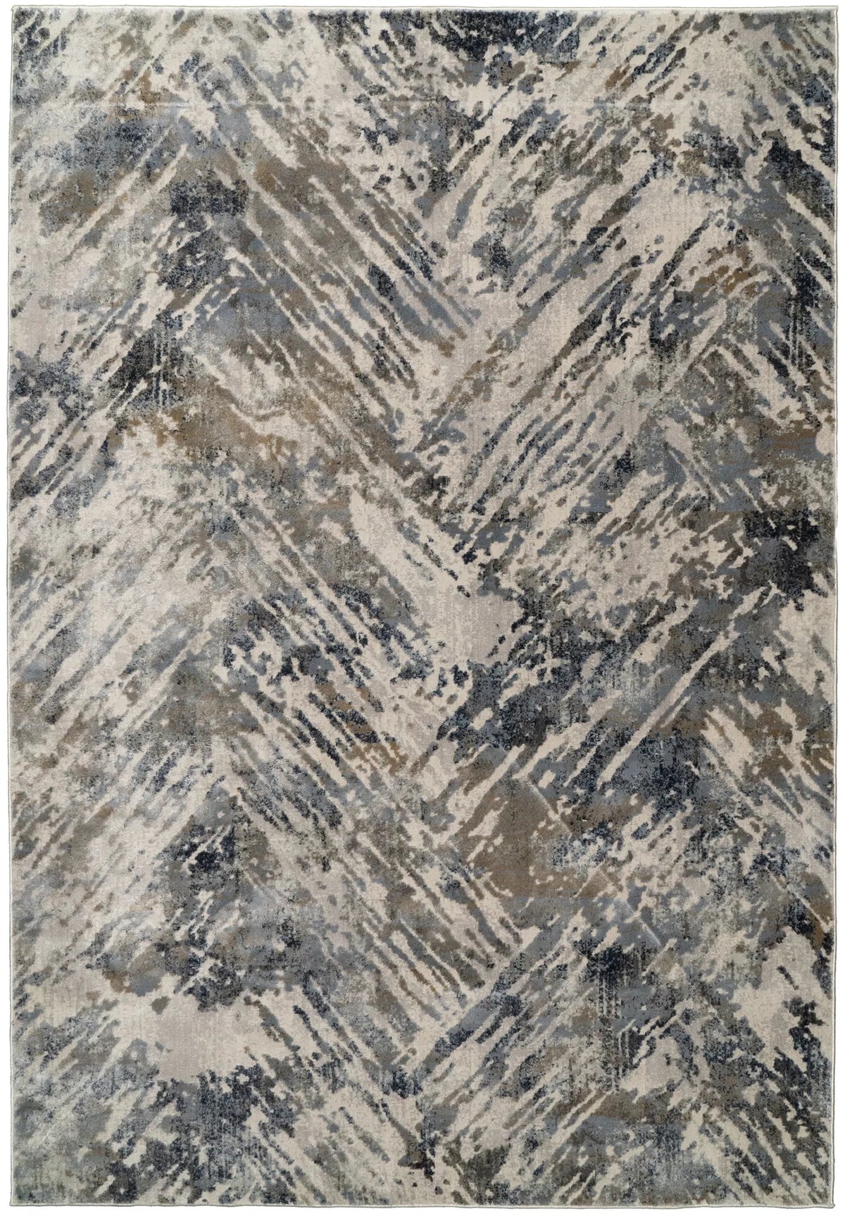 Dynamic Rugs Castilla 3537 Grey / Blue Rugs - Rectangular