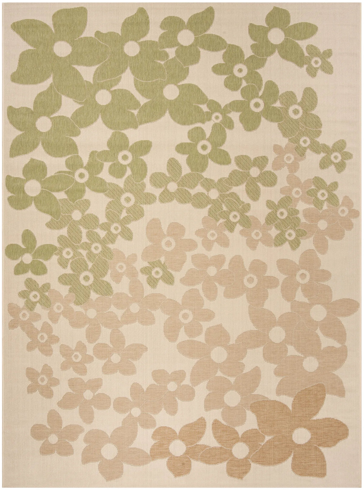 Safavieh Martha Stewart 6'-7" x 9'-6" Rug in Beige / Sweet Pea