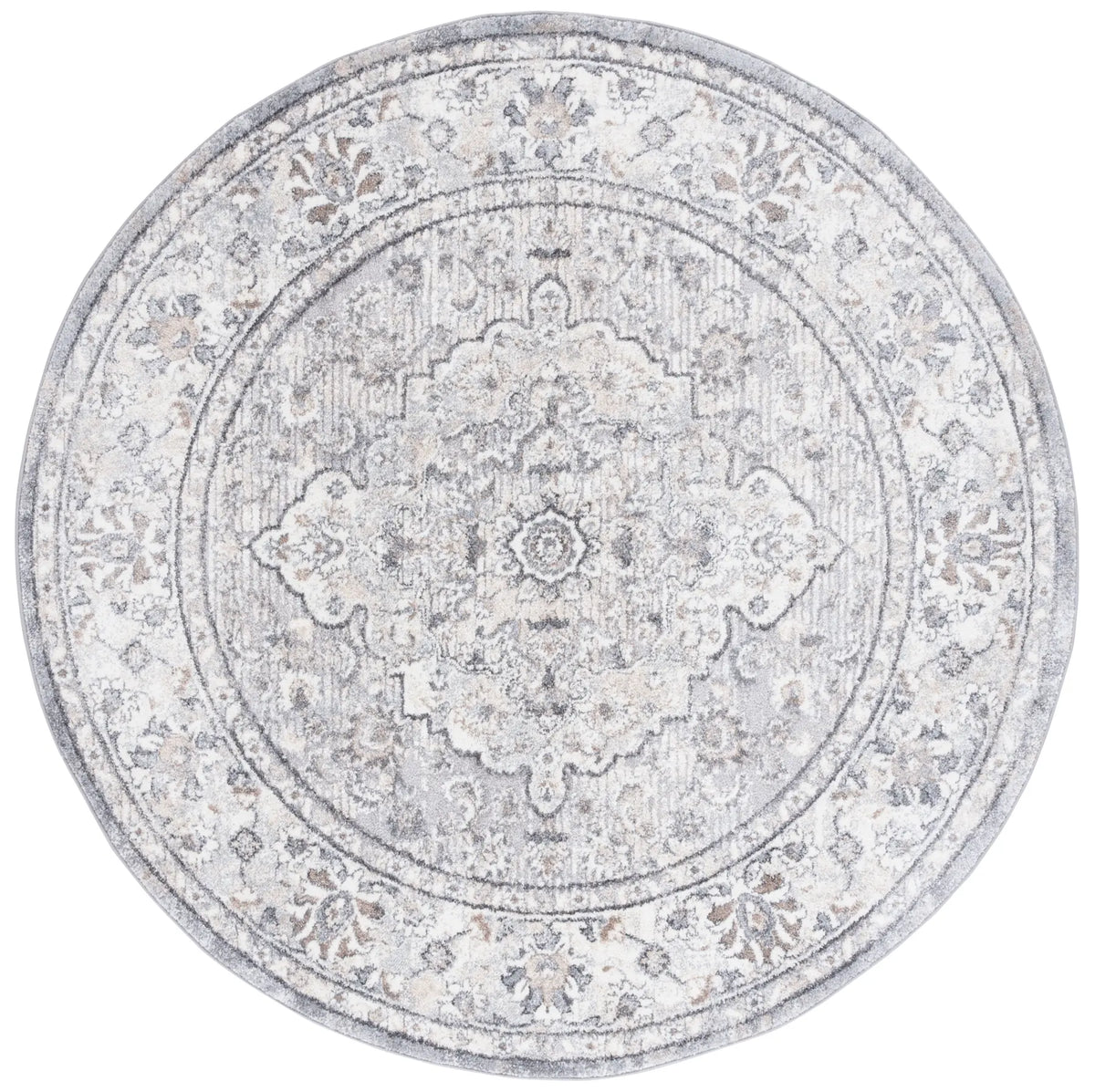 Safavieh Opal 6'-7" x 6'-7" Rug in Grey / Ivory