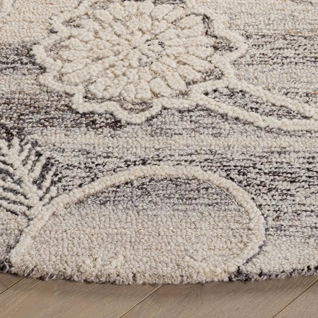 Safavieh Metro 6'-0" x 6'-0" Rug in Grey / Ivory