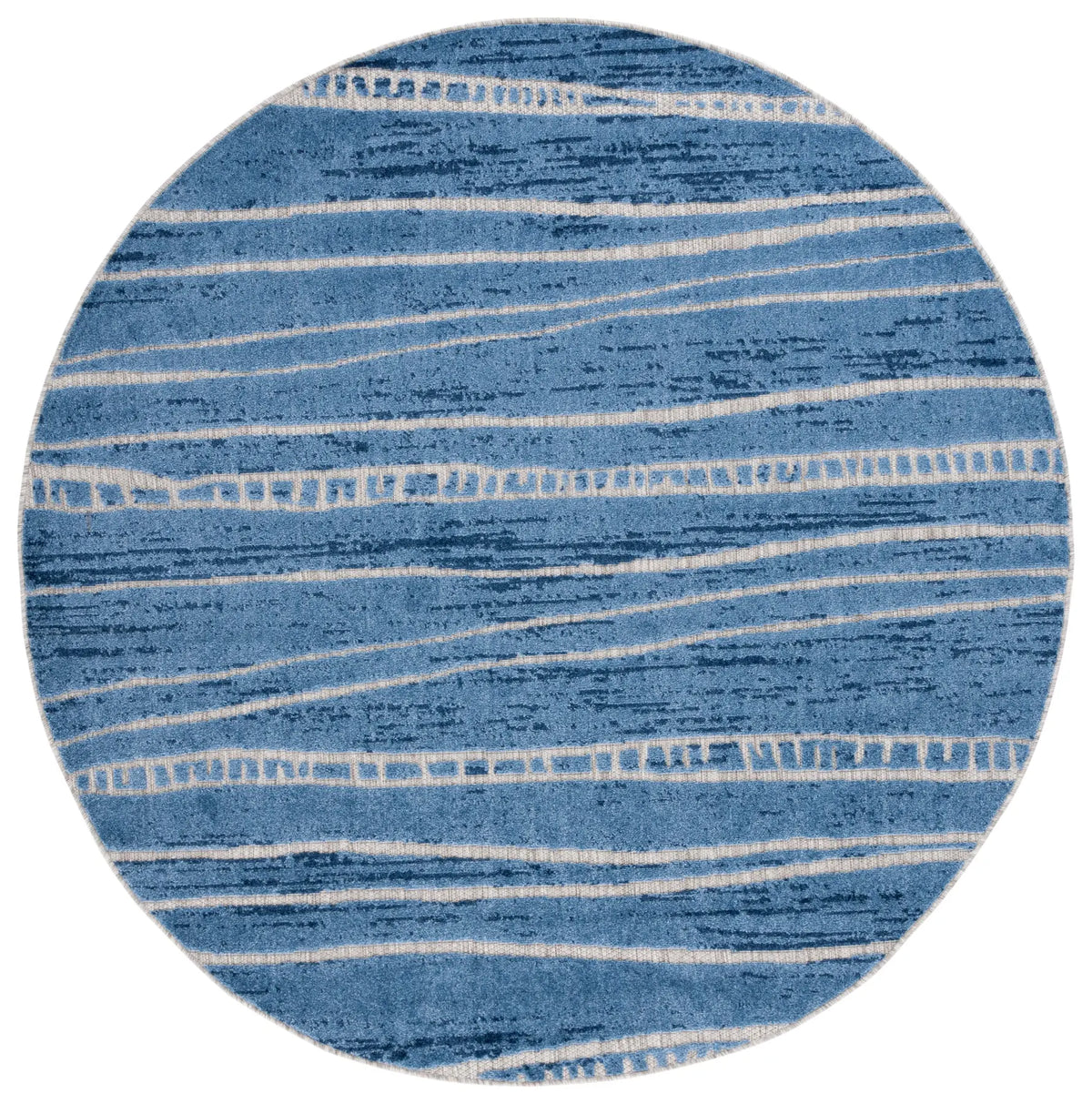 Safavieh Cottage 6'-7" x 6'-7" Rug in Blue