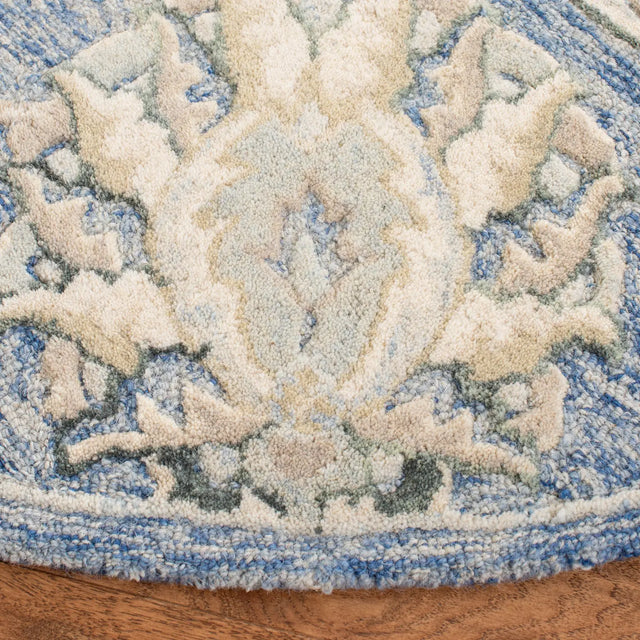 Safavieh Glamour 6'-0" x 6'-0" Rug in Blue / Beige