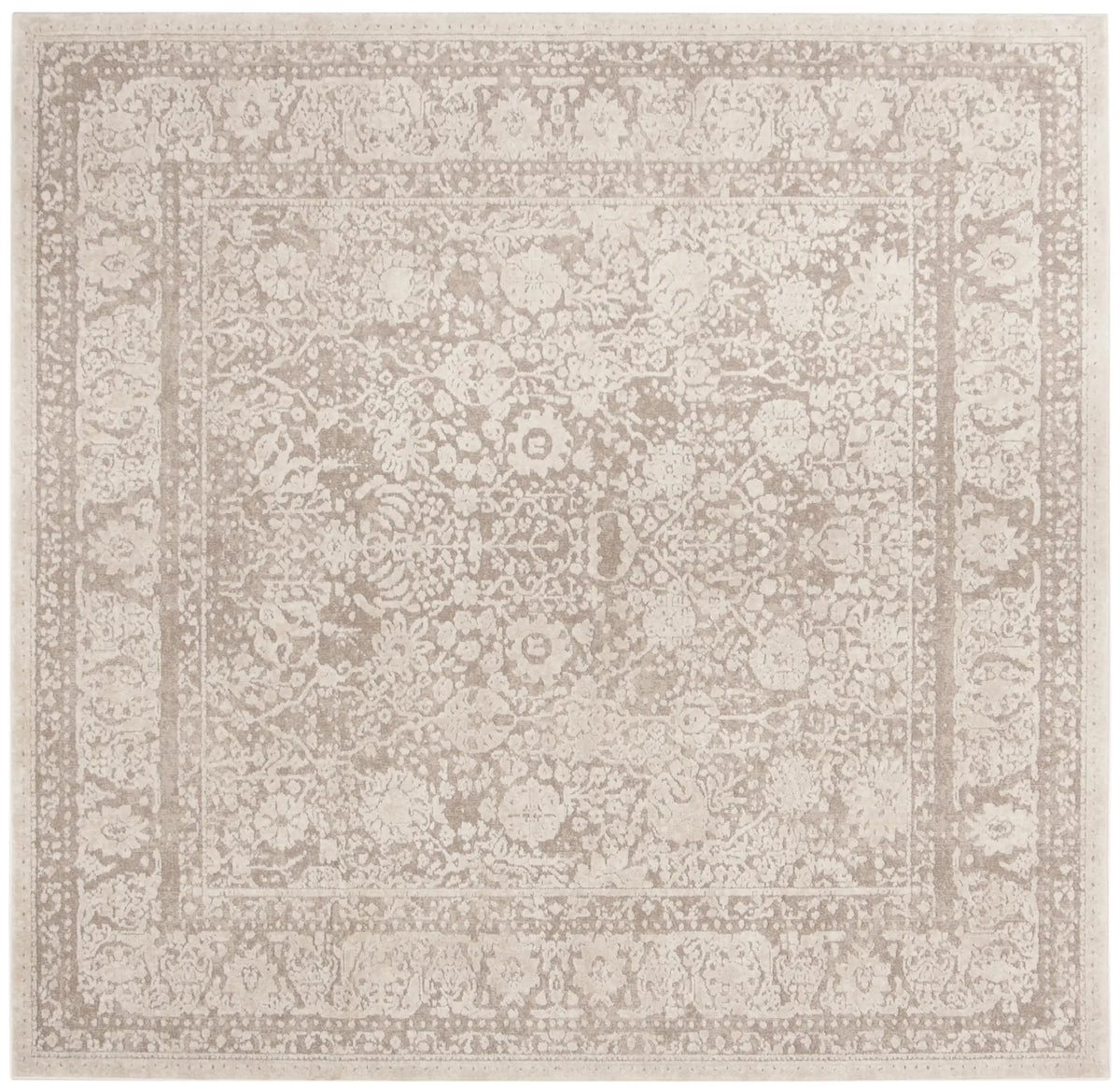 Safavieh Reflection 6'-7" x 6'-7" Rug in Beige / Cream