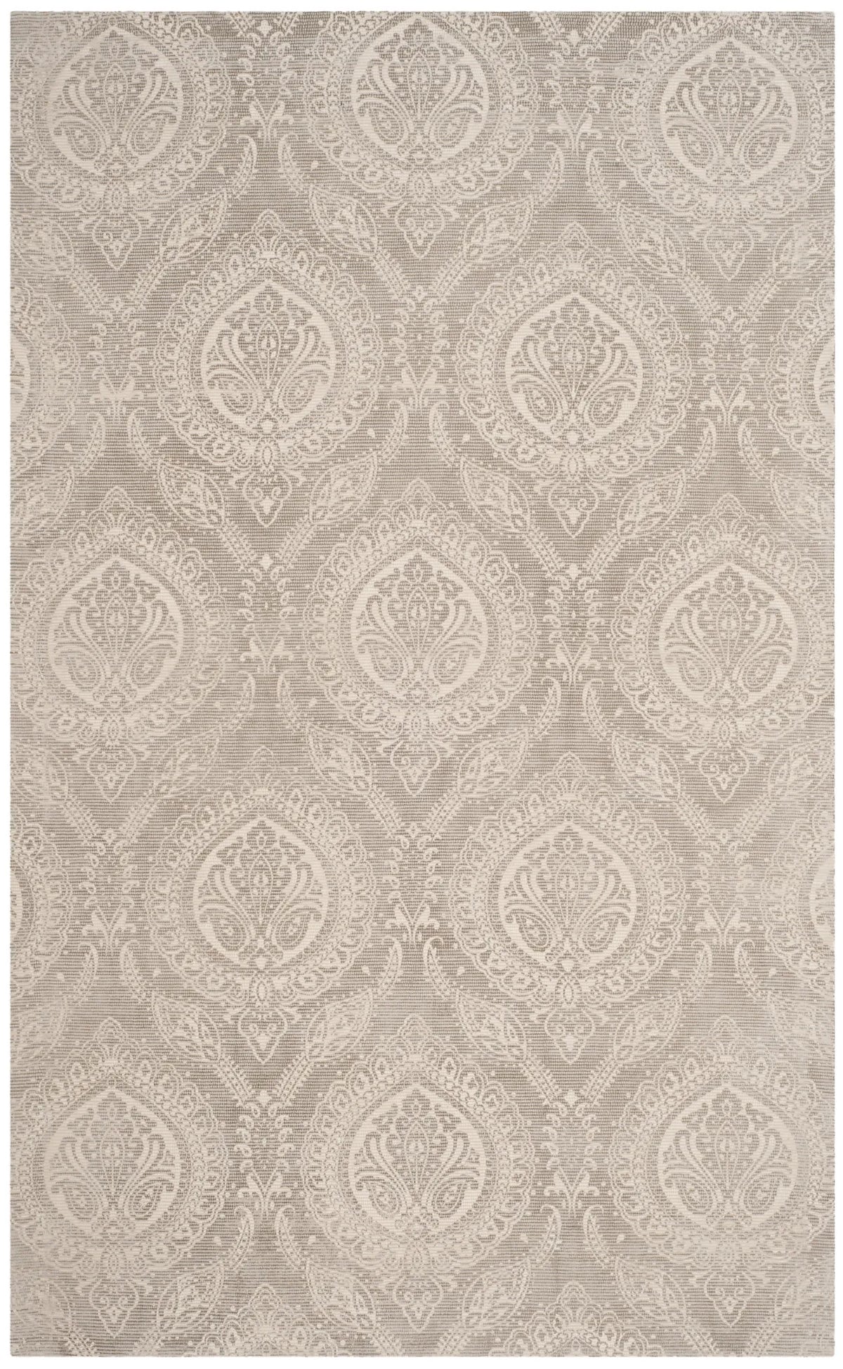 Safavieh Marbella 4'-0" x 6'-0" Rug in Taupe / Ivory