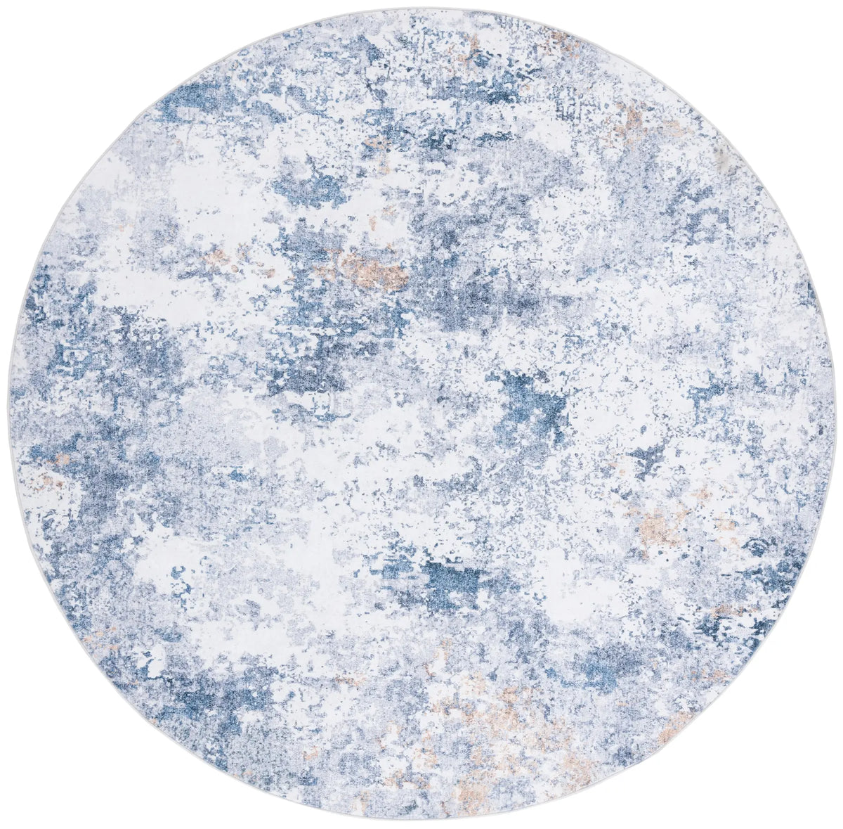 Safavieh Santa Monica 6'-0" x 6'-0" Rug in Ivory / Dark Blue