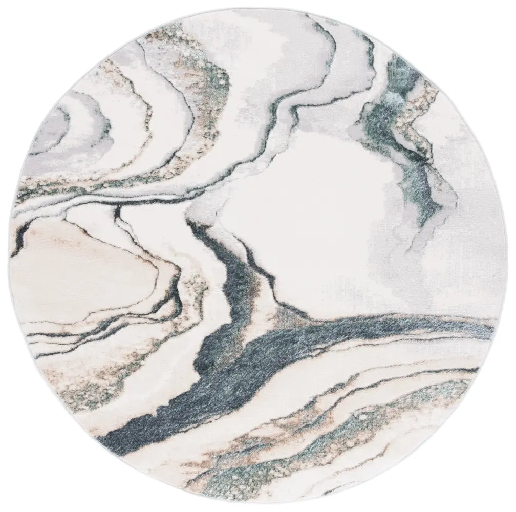 Safavieh Alenia 100 6'-7" x 6'-7" Rug in Grey / Blue