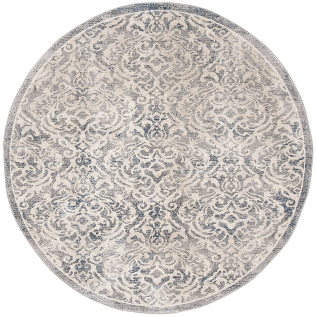 Safavieh Brentwood 5'-0" x 5'-0" Rug in Light Grey / Blue