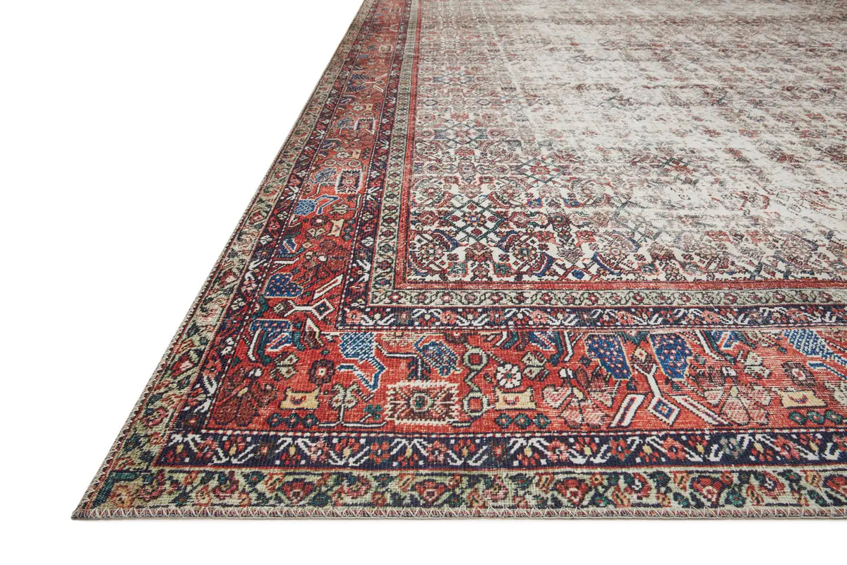 Loloi Layla Lay-12 Ivory/Brick Rugs - rug corner