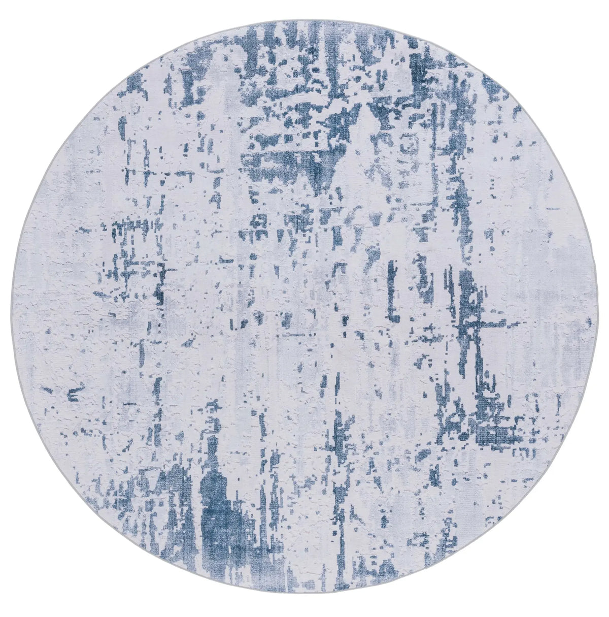 Safavieh Tacoma 6'-0" x 6'-0" Rug in Grey / Navy