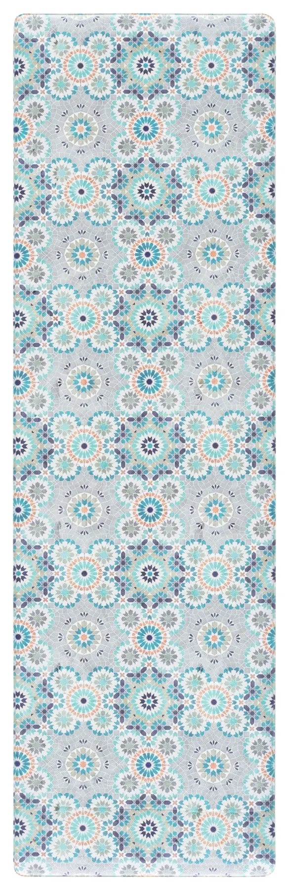 Safavieh Kitchen Mat 500 1'-6" x 5'-0" Rug in Grey / Blue
