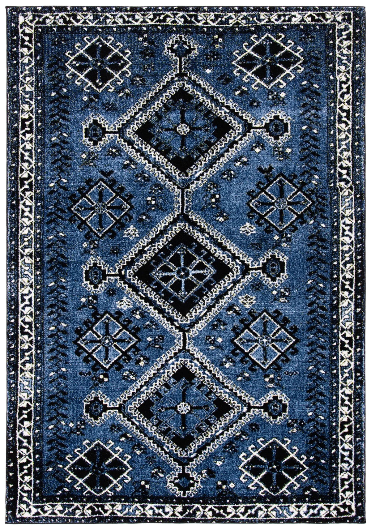 Safavieh Vintage Hamadan 4'-0" x 6'-0" Rug in Blue / Black