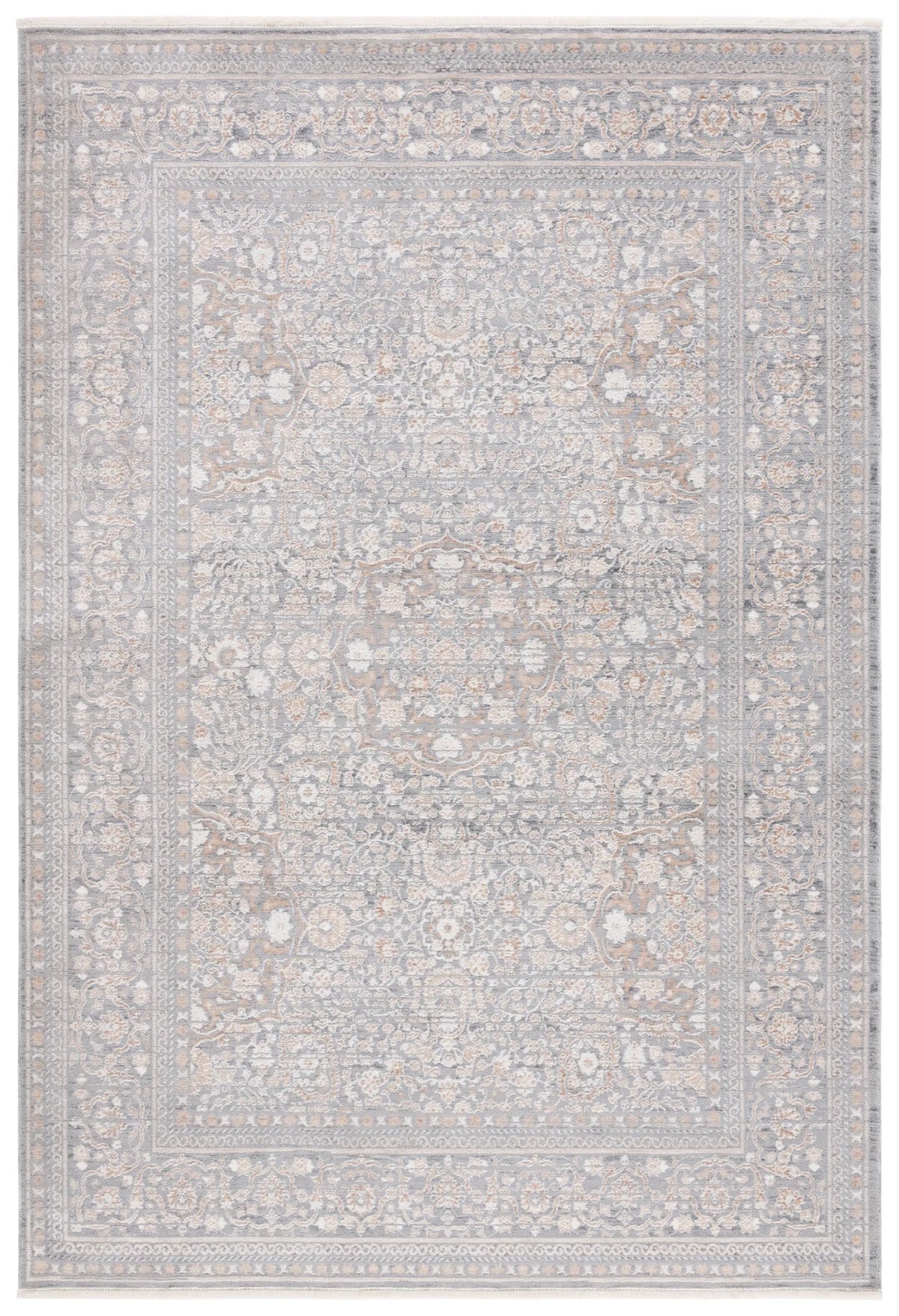 Safavieh Harlow 4'-0" x 6'-0" Rug in Ivory / Blue Grey