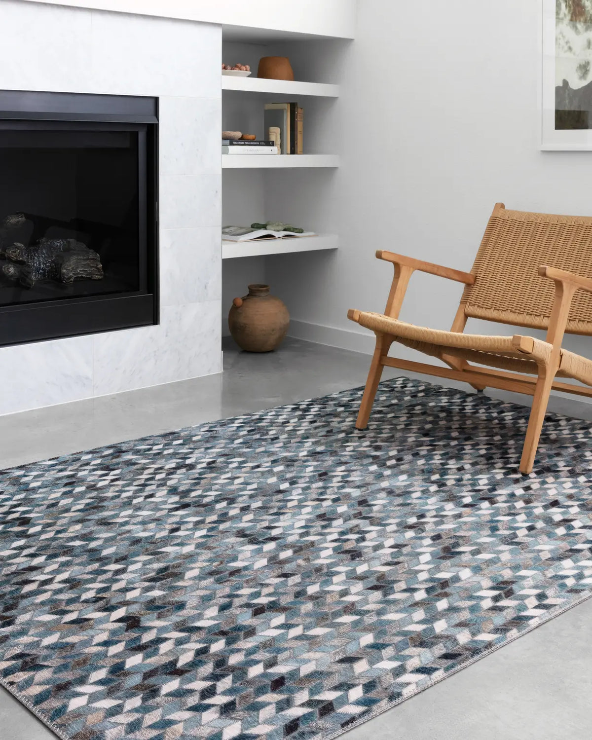 Loloi Maddox Mad-08 Ocean/Grey Rugs - room scene 1