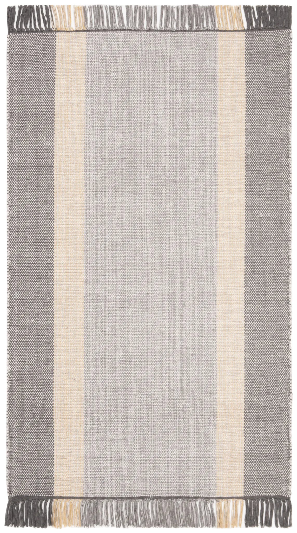 Safavieh Montauk 3'-0" x 5'-0" Rug in Mustard / Grey