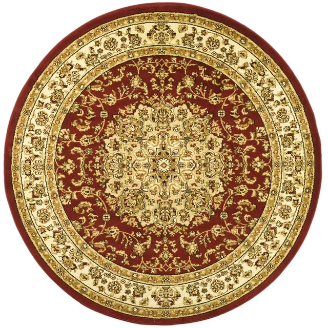 Safavieh Lyndhurst 5'-3" x 5'-3" Rug in Red / Ivory