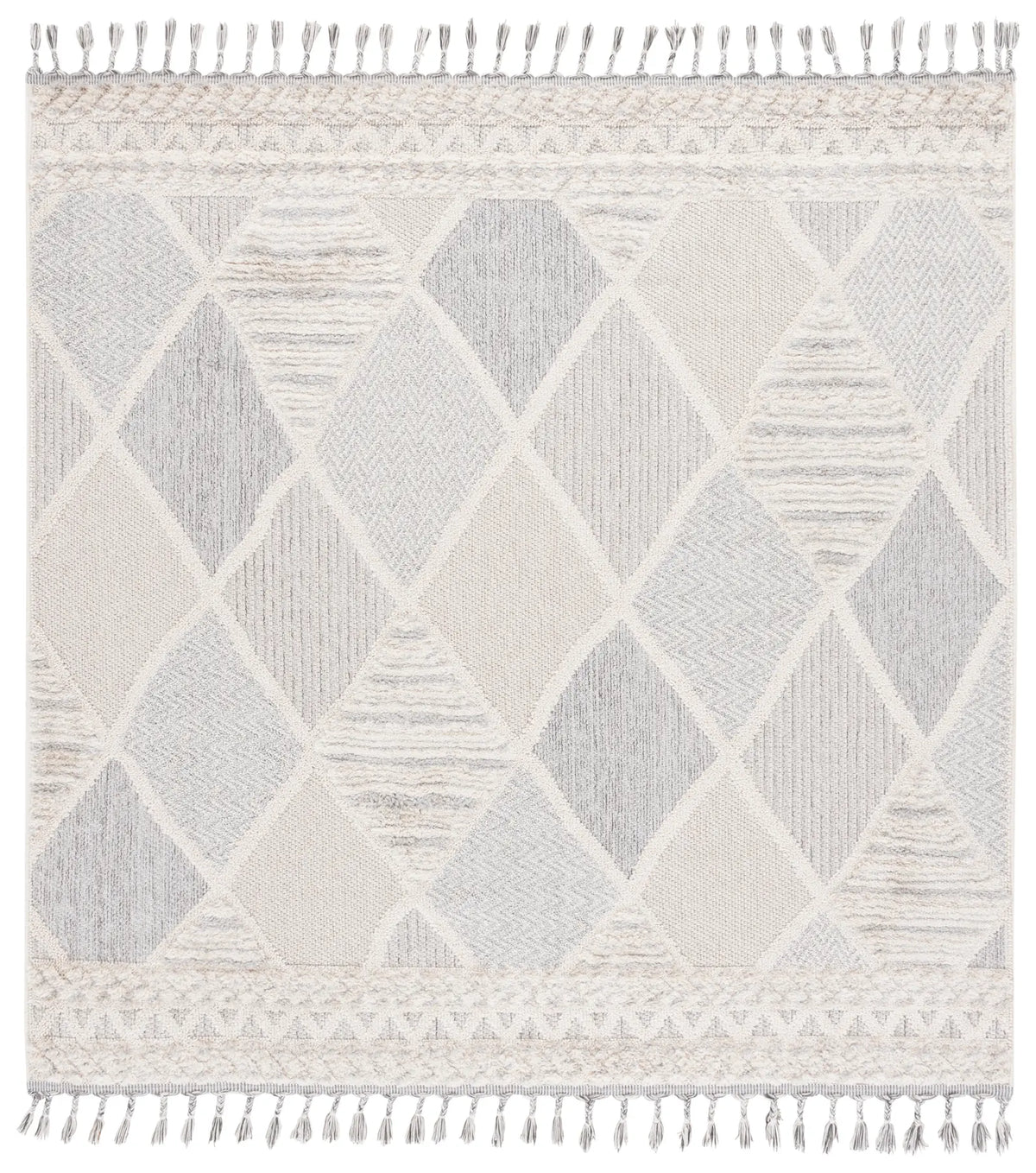 Safavieh Chloe 6'-7" x 6'-7" Rug in Ivory / Grey