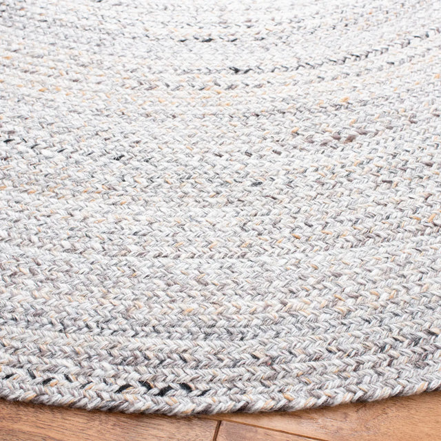 Safavieh Braided 6'-0" x 6'-0" Rug in Grey