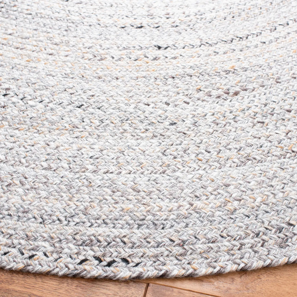 Safavieh Braided 6'-0" x 6'-0" Rug in Grey