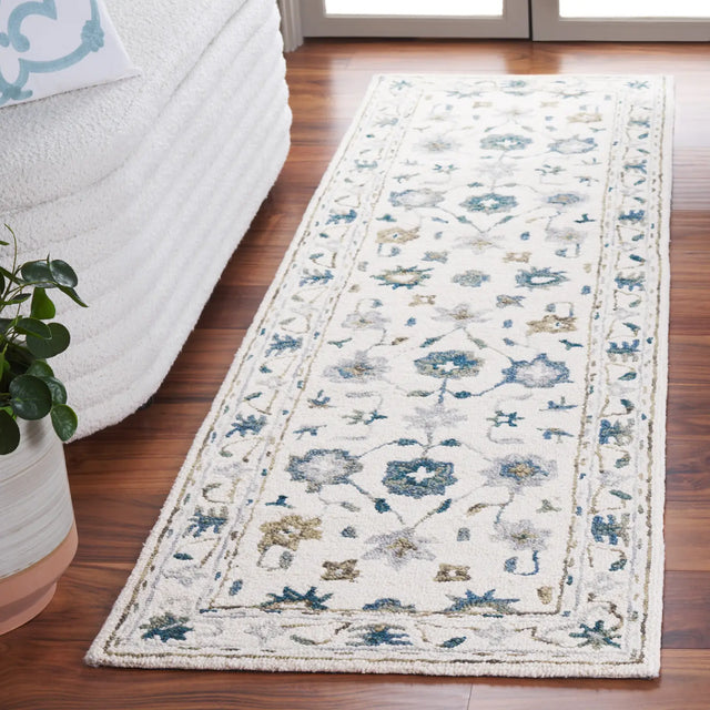 Safavieh Aspen 2'-3" x 8'-0" Rug in Ivory / Blue