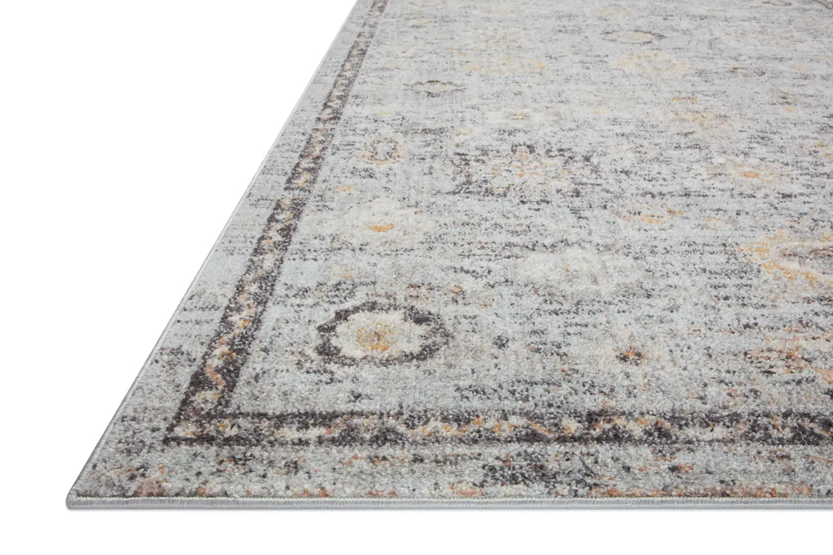 Loloi Monroe Mon-04 Sky/Gold Rug - rug corner