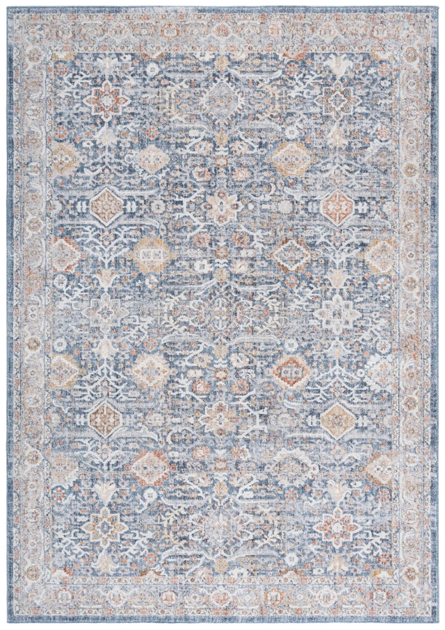Safavieh Scarlett 400 4'-0" x 6'-0" Rug in Blue / Ivory Rust