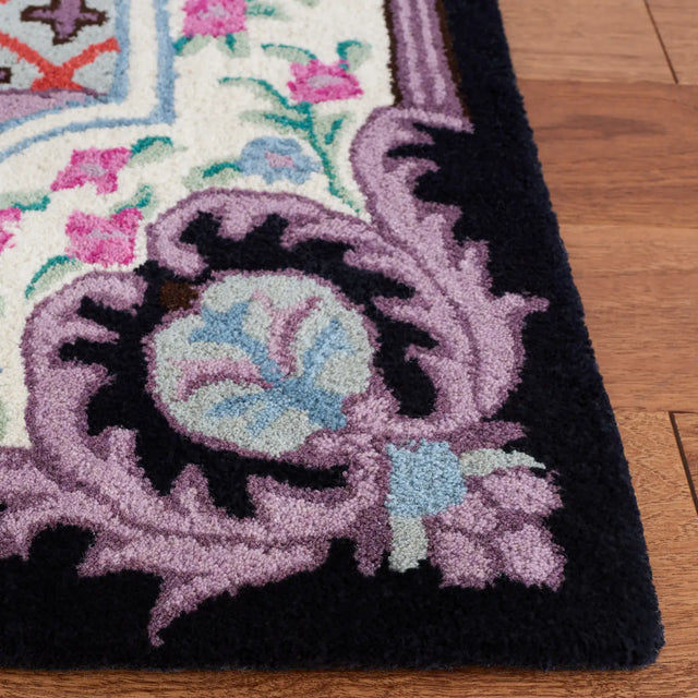 Safavieh Bellagio 4'-0" x 6'-0" Rug in Ivory / Black
