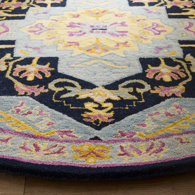 Safavieh Bellagio 5'-0" x 5'-0" Rug in Navy Blue / Multi