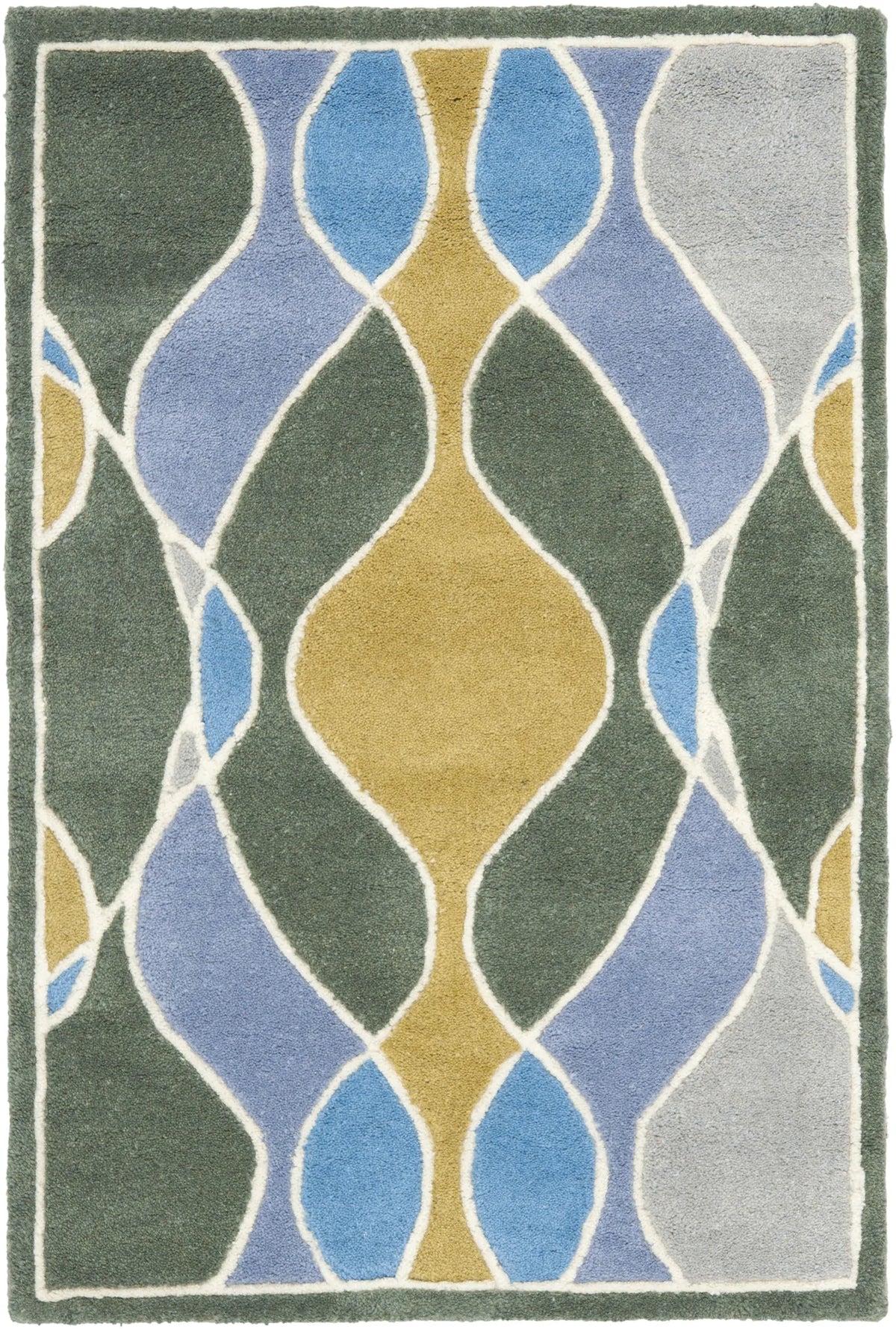 Safavieh Soho 2'-0" x 3'-0" Rug in Grey / Multi