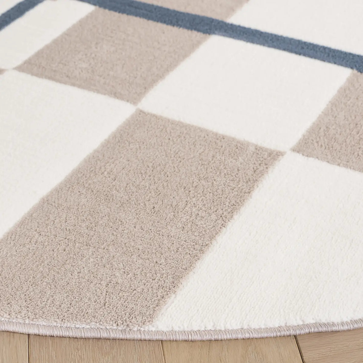 Safavieh Groove 6'-7" x 6'-7" Rug in Ivory / Blue